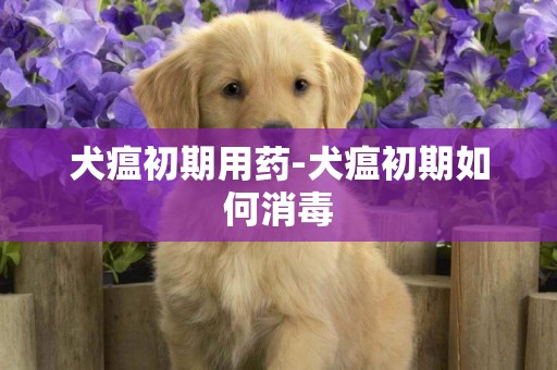 犬瘟初期用藥-犬瘟初期如何消毒