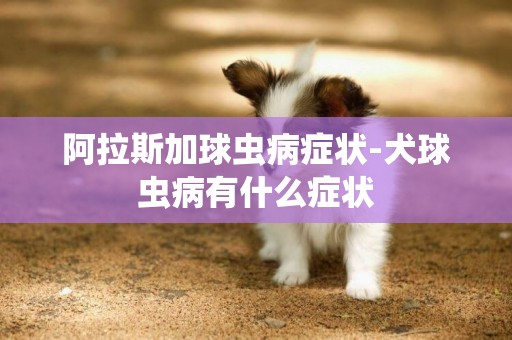 阿拉斯加球蟲病癥狀-犬球蟲病有什么癥狀