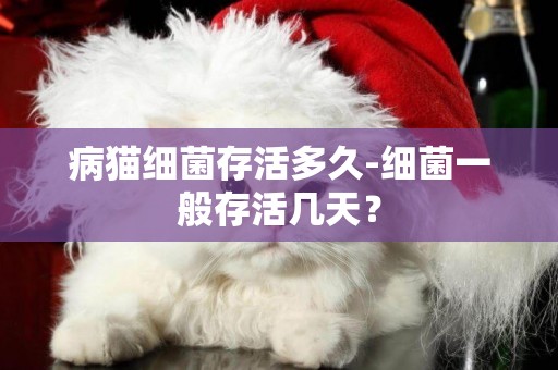 病貓細菌存活多久-細菌一般存活幾天？