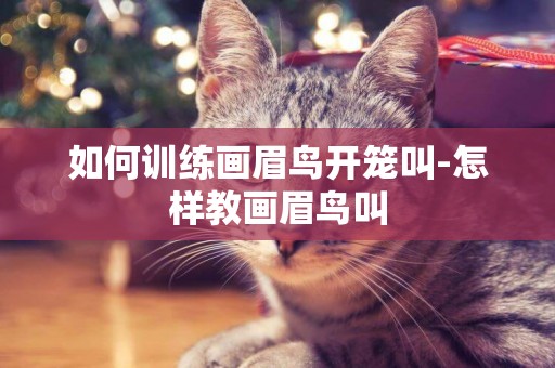 如何訓練畫眉鳥開籠叫-怎樣教畫眉鳥叫