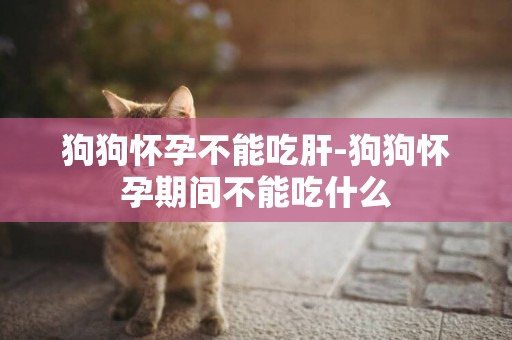狗狗懷孕不能吃肝-狗狗懷孕期間不能吃什么