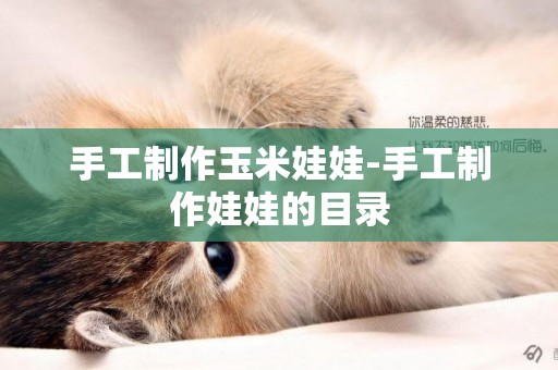 手工制作玉米娃娃-手工制作娃娃的目錄