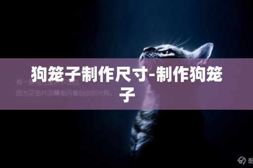 狗籠子制作尺寸-制作狗籠子