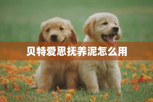 貝特愛思撫養泥怎么用