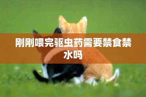 剛剛喂完驅蟲藥需要禁食禁水嗎