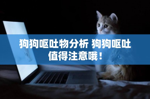 狗狗嘔吐物分析 狗狗嘔吐值得注意哦！
