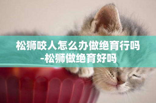 松獅咬人怎么辦做絕育行嗎-松獅做絕育好嗎