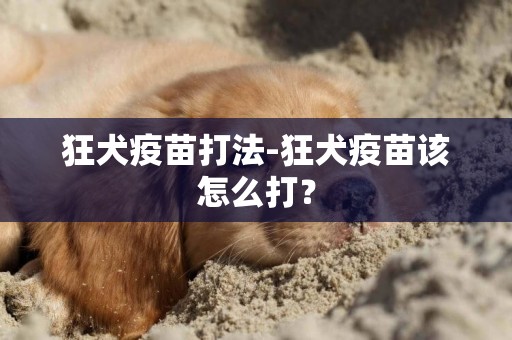 狂犬疫苗打法-狂犬疫苗該怎么打？