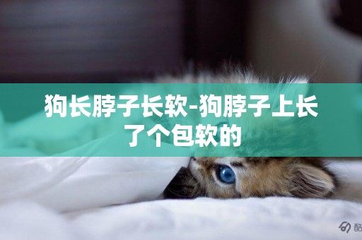 狗長脖子長軟-狗脖子上長了個包軟的