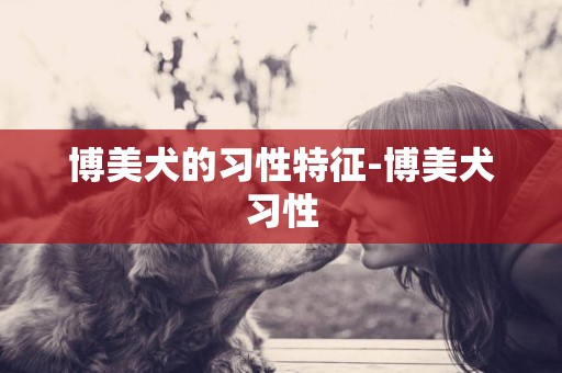 博美犬的習性特征-博美犬習性