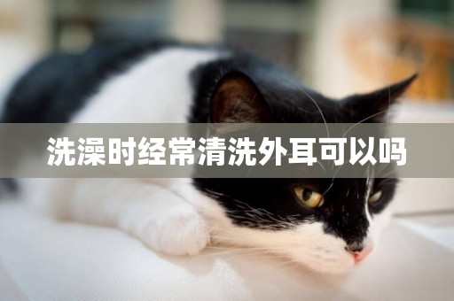 洗澡時經常清洗外耳可以嗎