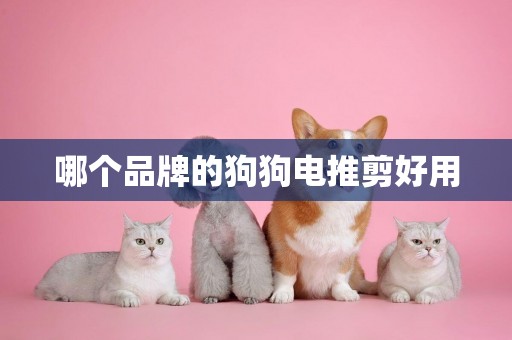 哪個品牌的狗狗電推剪好用