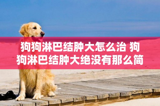 狗狗淋巴結腫大怎么治 狗狗淋巴結腫大絕沒有那么簡單！