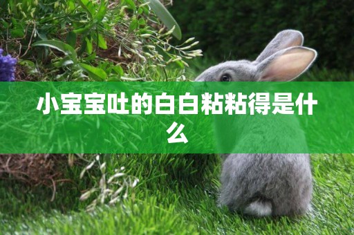 小寶寶吐的白白粘粘得是什么