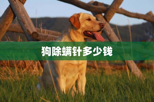 狗除螨針多少錢