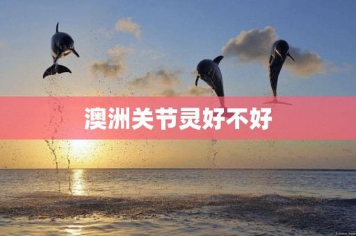 澳洲關節靈好不好