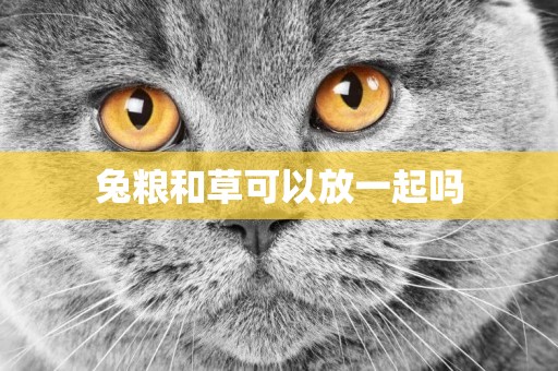 兔糧和草可以放一起嗎