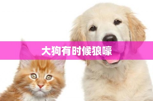 大狗有時候狼嚎