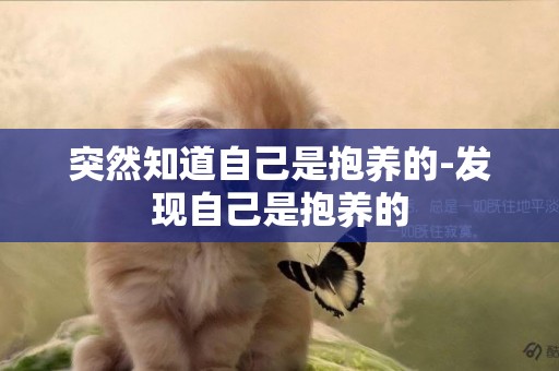 突然知道自己是抱養的-發現自己是抱養的