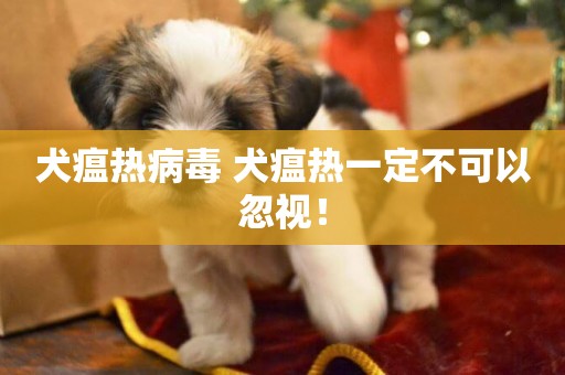 犬瘟熱病毒 犬瘟熱一定不可以忽視！