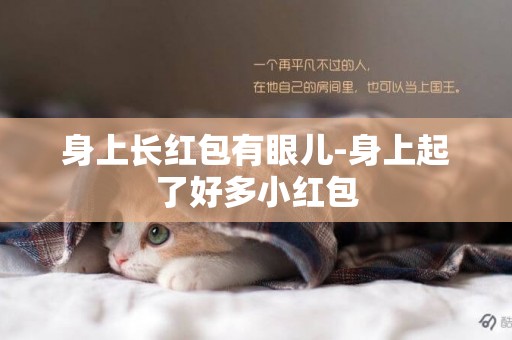 身上長紅包有眼兒-身上起了好多小紅包
