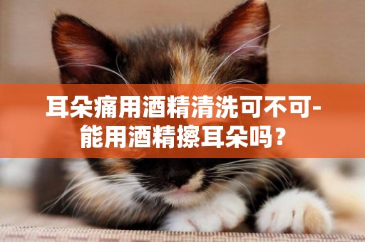 耳朵痛用酒精清洗可不可-能用酒精擦耳朵嗎？