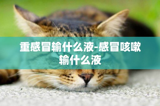 重感冒輸什么液-感冒咳嗽輸什么液