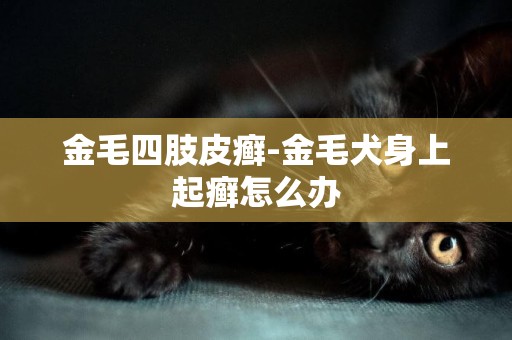 金毛四肢皮癬-金毛犬身上起癬怎么辦