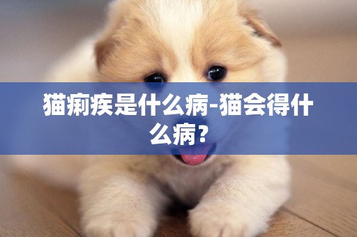 貓痢疾是什么病-貓會得什么病？