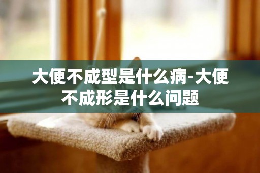 大便不成型是什么病-大便不成形是什么問題