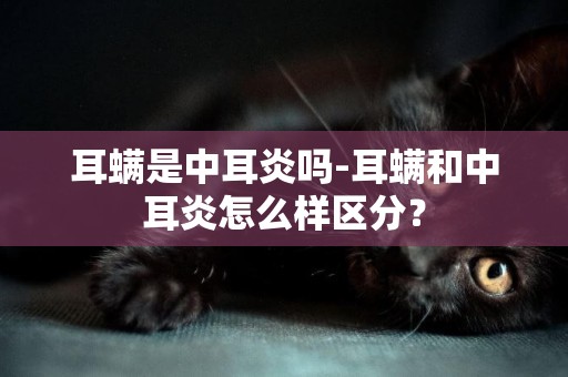 耳螨是中耳炎嗎-耳螨和中耳炎怎么樣區分？