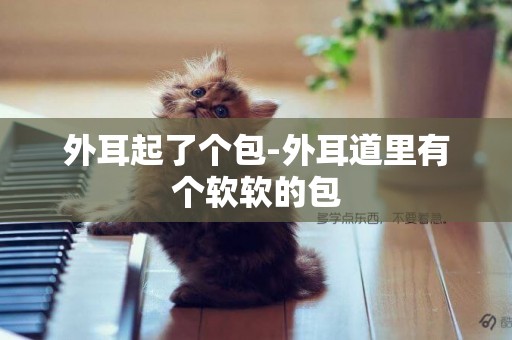 外耳起了個包-外耳道里有個軟軟的包