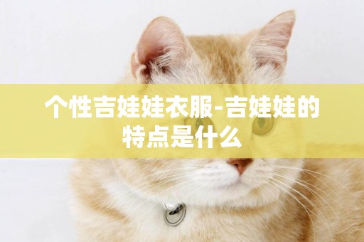 個性吉娃娃衣服-吉娃娃的特點是什么
