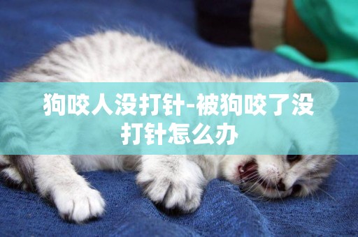 狗咬人沒打針-被狗咬了沒打針怎么辦