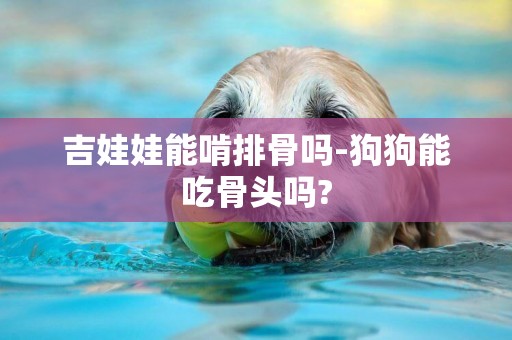 吉娃娃能啃排骨嗎-狗狗能吃骨頭嗎?