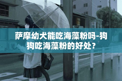 薩摩幼犬能吃海藻粉嗎-狗狗吃海藻粉的好處？