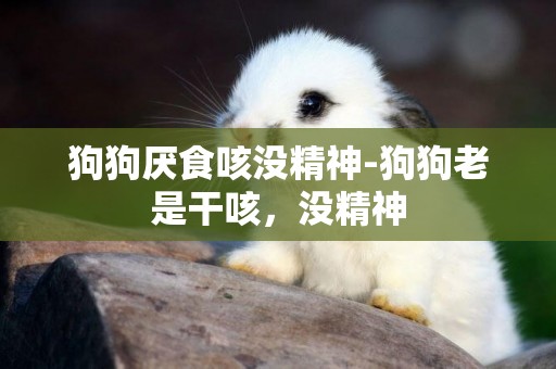 狗狗厭食咳沒精神-狗狗老是干咳，沒精神