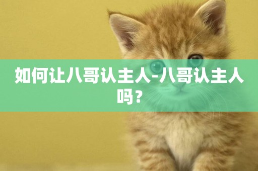 如何讓八哥認主人-八哥認主人嗎？