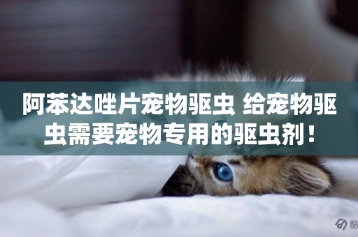 阿苯達唑片寵物驅蟲 給寵物驅蟲需要寵物專用的驅蟲劑！