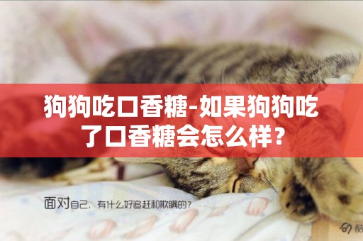 狗狗吃口香糖-如果狗狗吃了口香糖會怎么樣？