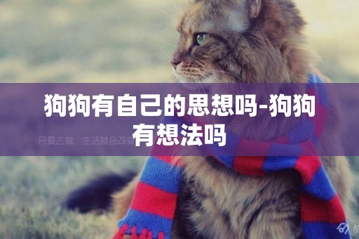 狗狗有自己的思想嗎-狗狗有想法嗎