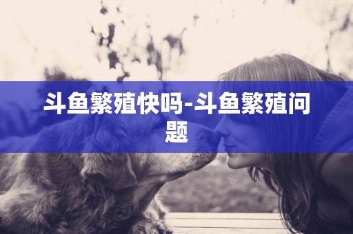 斗魚繁殖快嗎-斗魚繁殖問題
