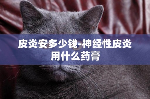 皮炎安多少錢-神經性皮炎用什么藥膏