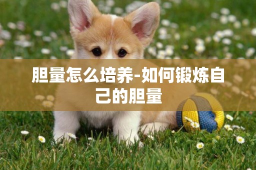 膽量怎么培養-如何鍛煉自己的膽量