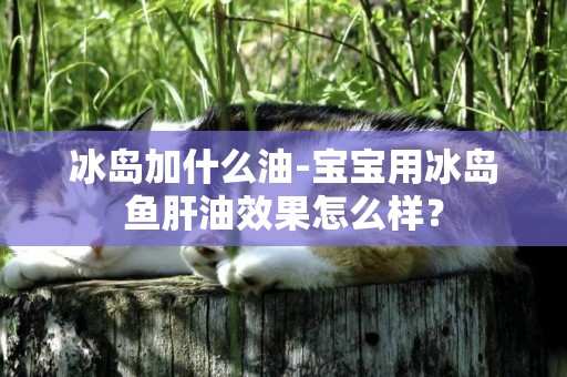 冰島加什么油-寶寶用冰島魚肝油效果怎么樣？