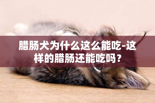 臘腸犬為什么這么能吃-這樣的臘腸還能吃嗎？