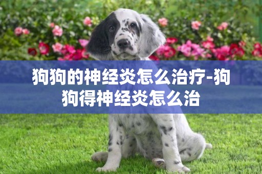 狗狗的神經炎怎么治療-狗狗得神經炎怎么治