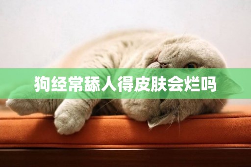 狗經常舔人得皮膚會爛嗎