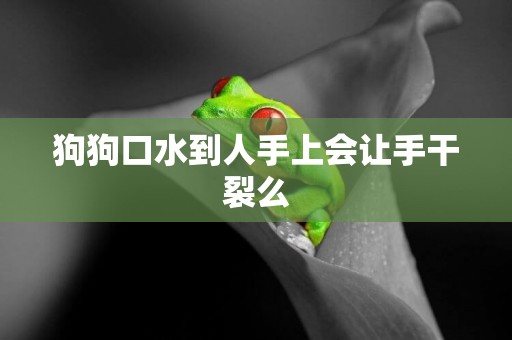 狗狗口水到人手上會讓手干裂么