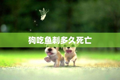狗吃魚刺多久死亡
